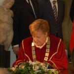 2010 Angela Merkel has been granted a doctor honoris causa title by Ruse University "Angel Kanchev"